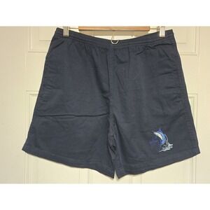 Guy Harvey By Aftco Bluewater Shorts Mens‎ Size Medium Swordfish Marlin Blue